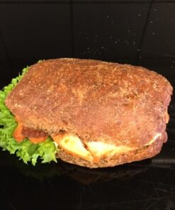 Mini sandwich m. kylling og bacon