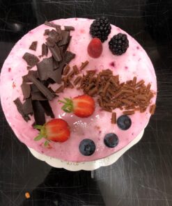 Skovbær vaniljetærte